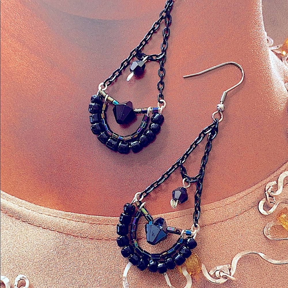 Below the chandelier earrings - Picture 3 of 3